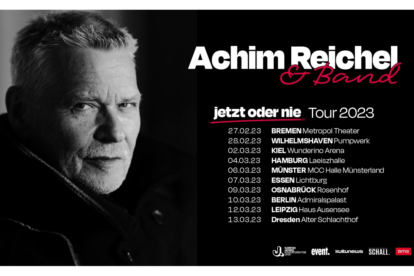 Achim Reichel & Band – jetzt oder nie