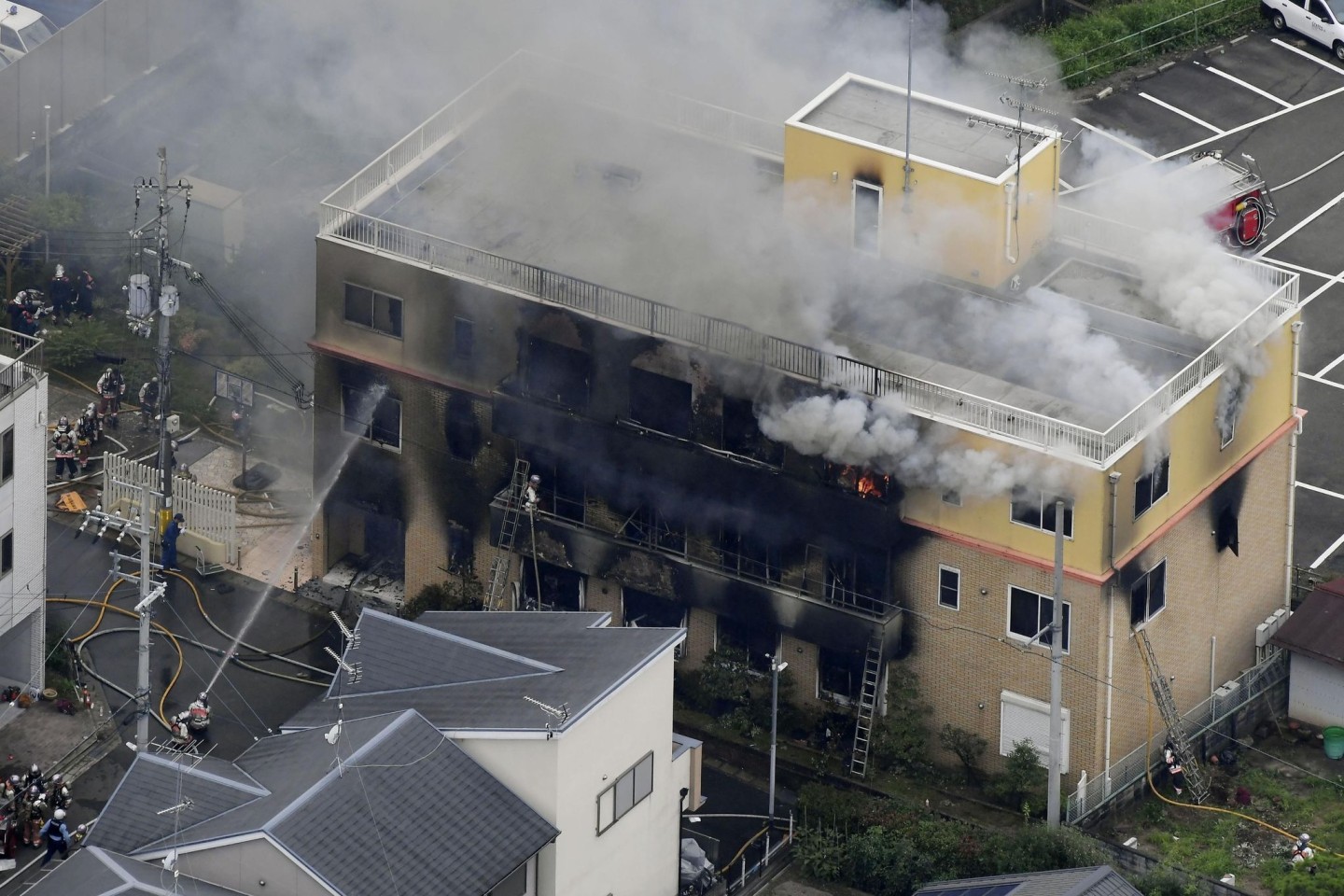 Im Sommer 2019 setzte ein Mann ein japanisches Filmstudio in Brand.