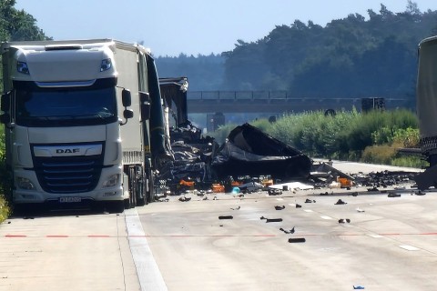Lkw-Unfall: A2-Abschnitt Richtung Hannover weiter gesperrt